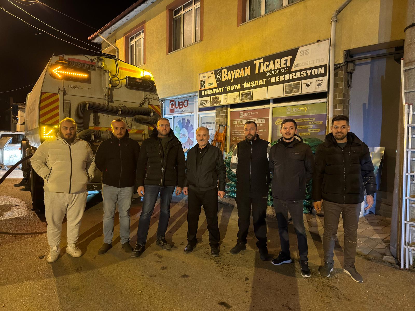 BAYRAMA TEMİZ GİRMEK ADINA SÜPÜRME YIKAMA İŞLEMLERİMİZİ TAMAMLADIK